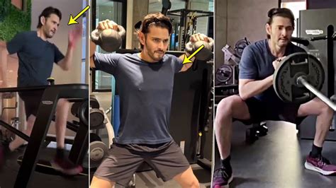 Superstar Mahesh Babu Gym Workout Video